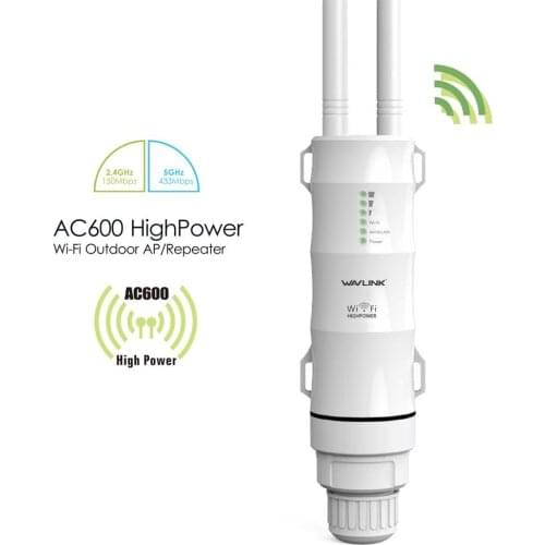AC600 Outdoor Wifi AP/ Repeater / WISP High Power 2.4GHz/5Ghz Wifi Router With Dual Antenna Fast Speed Up To 600Mbps