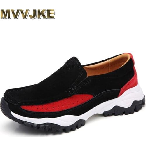 MVVJKE 2021 Autumn Shoes Women Flat Platform Sneakers Leather Casual Women Moccasins Shoes Slip On Flats Loafers Female Creepers