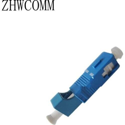 ZHWCOMM 5PCS SC-LC Hybrid Adapter Optical power adapter SC Female to LC Male Fiber Optic Coupler Free Shipping