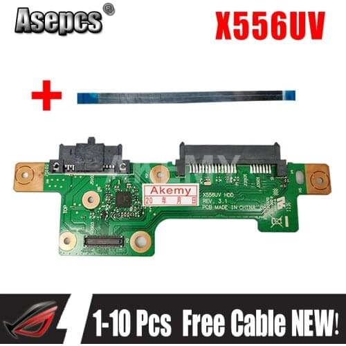 1-10 Pcs Free Cable AKemy For Asus X556U F556U X556UJ A556U F556U K556U X556UV HDD BOARD X556UJ REV 2.0 X556UV REV:3.1