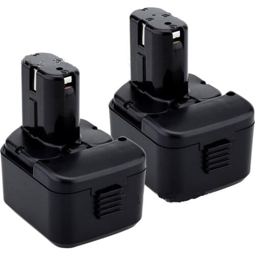 2pcs/lot 12V Ni-MH 3.0Ah 3000mah Replacement Power Tool Battery for Hitachi EB1212S EB1214L EB1214S EB1222HL EB1230X EB1220BL