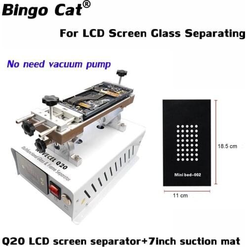 Novecel Q20 Edge Screen Middle Frame Separator Machine Hot Plate For Samsung Bezel Frame LCD Glass Separating Repair Tools