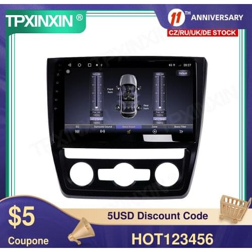 For Skoda Yeti 5L 2009-2014 128G Android 10 Car Multimedia Player GPS Navigation Headunit Auto Radio Audio Stereo Tape Recorder