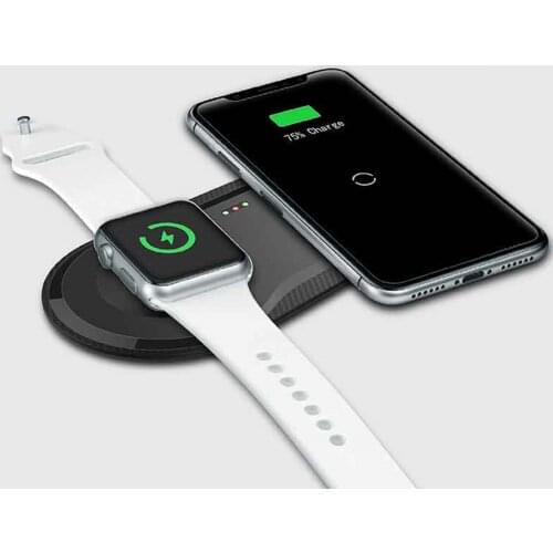 Wireless Charger Stand Fast Charging Station Dock For Iphone Double Wireless Charger Dual Fast Charging Dock Station For IPhone