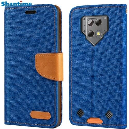 Oxford Leather Wallet Case For Blackview BV9800 With Soft TPU Back Cover Magnet Flip Case For Blackview BV9800 Pro