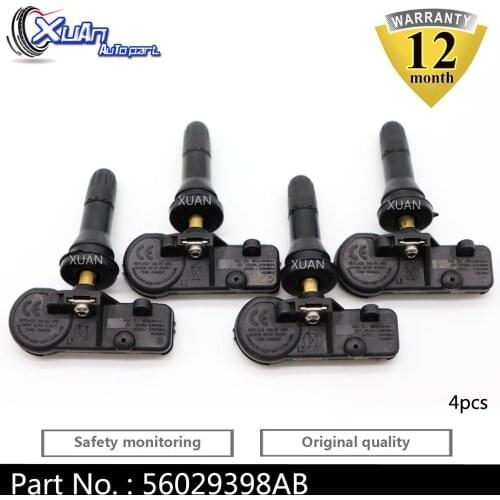 XUAN Tire Pressure Monitoring Sensor TPMS 56029398AB For ALFA ROMEO CHRYSLER 300 DODGE CHARGER FIAT 500 JEEP RAM VOLKSWAGEN