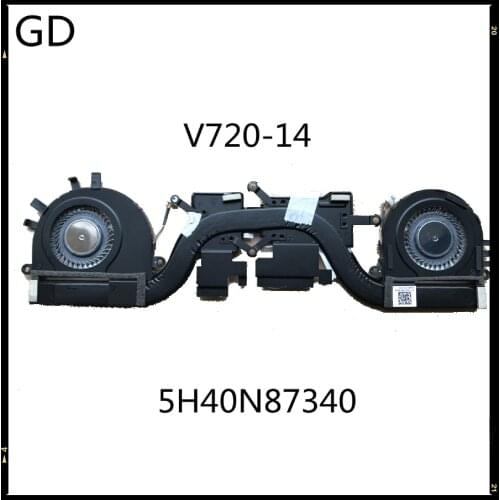 GD Original For Lenovo V720-14 Laptop Cooling Fan Cooler HeatSink 5H40N87340 Full Tested Fast Shipping