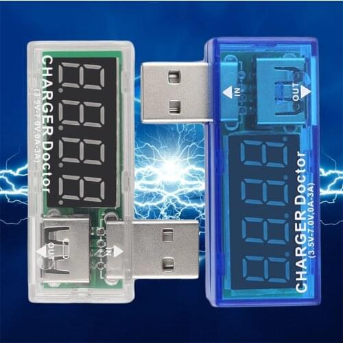 Easy and Convenient USB Charger Doctor Mobile Battery Tester Power Detector Voltage Current Meter 3.5-7.0V 0-3A