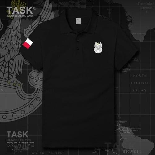 Army Poland Polish Pole POLAK POLSKA POL Tactical Military mens t shirt Brand New High Quality cotton short sleeve Polo shirts