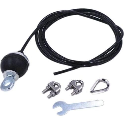 NEW-Home Gym Fitness Pulley Cable Length Adjustable Heavy Duty Steel Wire Rope 2M