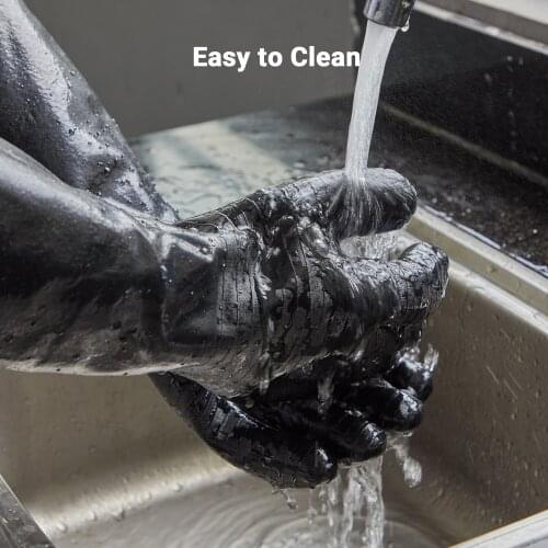 Inkbird BBQGO Oven Gloves Waterproof Fireproof Anti-Acid Neoprene-Coating Gloves 18in/45.72cm for Grill Barbecue Industrial Uses