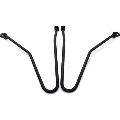 Motorcycle Saddle bag Support Guard Bars Side Mounts Bracket Holder For Triumph Bonneville SE T100 T 100 2001-2015