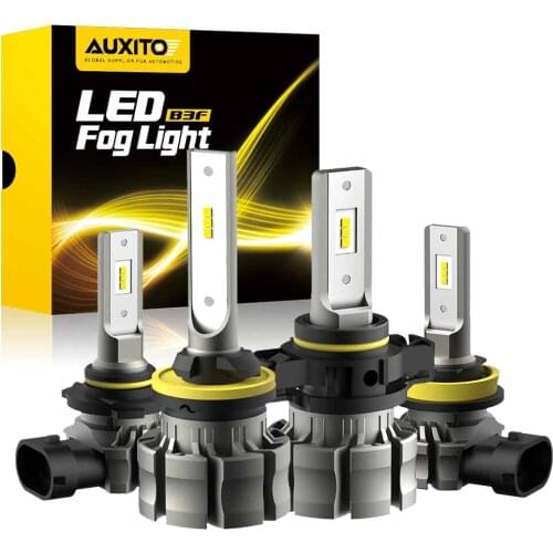 AUXITO 2x H8 H9 H10 H11 5202 880 Fog Light Non-polarity LED Daytime Running Lights Canbus Error Free Bulb Car Lamp 2000Lm 24W