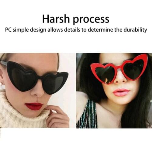 1PC New Heart-shaped Sunshade Sunglasses Polarized Sunglasses Men Women Driver Goggles Hiking Eyewear Sport Sunglasses