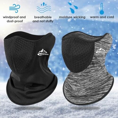 Warm Neck Cover Windproof Cycling Headscarves For Men Women Outdoor Camping Cycling Face Cover