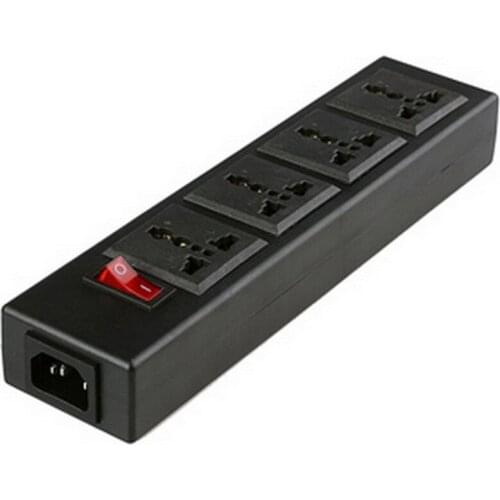 1.5m Extension Cable Power Strip 250v 10a 4 jack Universal Power Socket Outlet Plug Adapter UK / EU / US Power Cord Converter