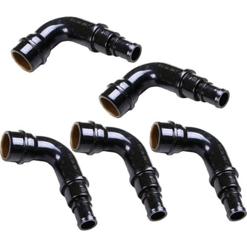 1.8T Crankcase Intake Hose(5Pcs) For VW Jetta Golf Passat A4 Seat Exeo Exhaust Pipe Vent Hose 06A103213F