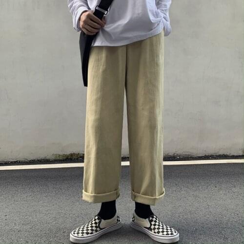 Herstory Women Casual Pants Solid Straight Loose Safari Style Autumn Trousers Streetwear All-match Korean Vintage Retro Ulzzang