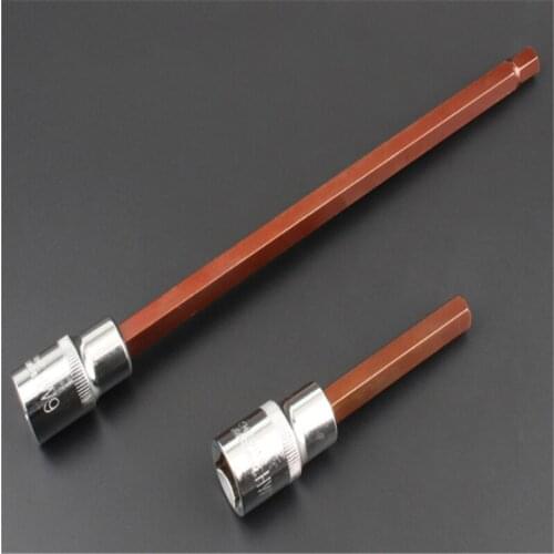 2021 Hot sale Hexagon socket head extended 230mm1/2 inch pressure batch sleeve electric screwdriver barrel head