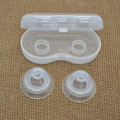 2pcs/set Nipple Aspirator Hygiene Breastfeeding Redress Sucking Protector Physical Traction With Box Correction Puller Assistant