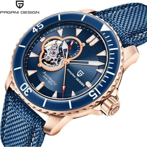 PAGANI Design Top Brand Men Japan Seiko NH39 Automatic Mechanical Watches Sapphire Crystal 200M Waterproof Business Reloj Hombre