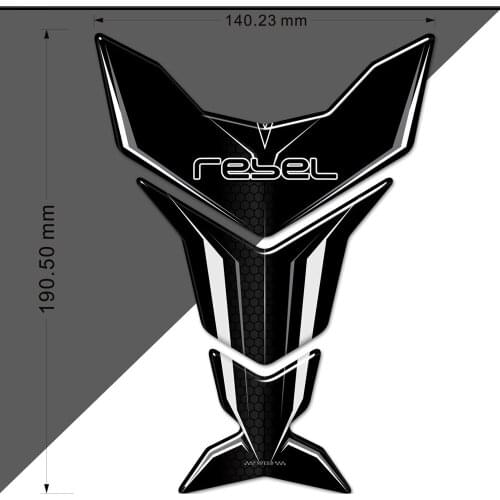 For HONDA CMX 500 CMX300 Rebel Rebel300 Gas Fuel Tank Pad Stickers Decal Emblem Logo Protector 2015 2016 2017 2018 2019 2020