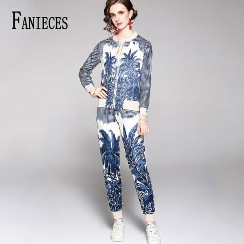 Runway Summer fashion Two Piece Shorts Set 2020 New Women Vintage Printing Stand Collar Orange Shirt + Belt Pocket Shorts Suits