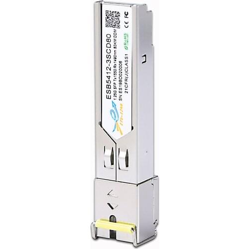 Gigabit Single Mode 80km SC Optical Module SFP 1.25G 1550/1490nm Compatible Cisco H3C Huawei Fiber Optical Transceiver