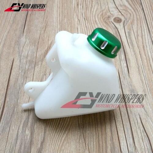 Motorcycle Plastic Replacement Set Water Bottle Coolant Reservoir Tank Radiator Overflow For Kawasaki KLX 250 KLX250 1994-2007
