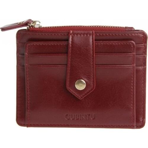 Y166 Men Women Wallet Money Clip Credit Card Holder ID Business Faux Leather Purse