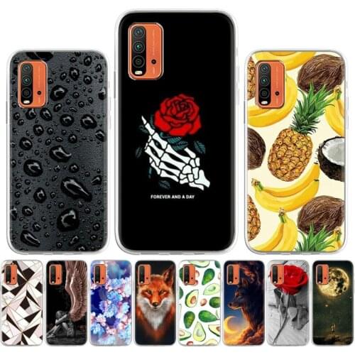 Soft TPU Case For Xiaomi Redmi 9T Cases Silicon DIY Painted Phone Fundas For Xiaomi Redmi 9C NFC 9A 9i Redmi9T Redmi9c Cover