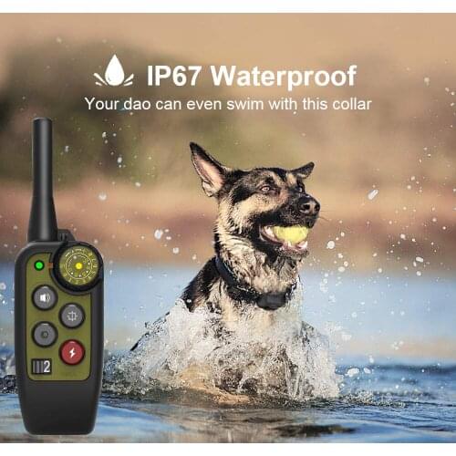 Dog Training Collar for 2 dogs Rechargeable 3 Training Modes Beep Vibration Shock Outdoor Remote Waterproof Electronic Collar