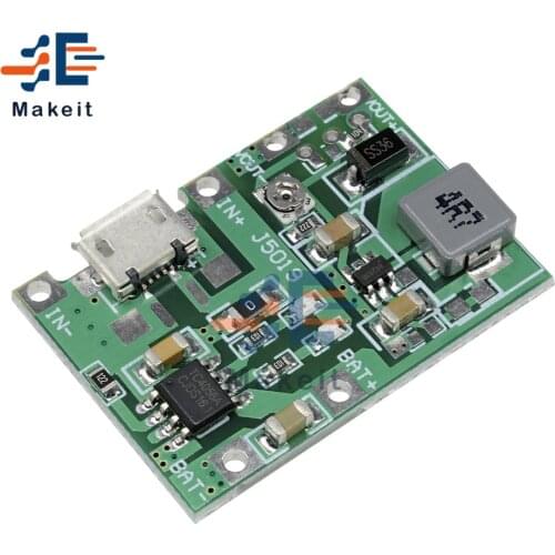 Lithium Li-ion 18650 3.7V 4.2V Battery Charger Board DC-DC Step Up Boost Module Lithium Battery Charging Boost Board Module