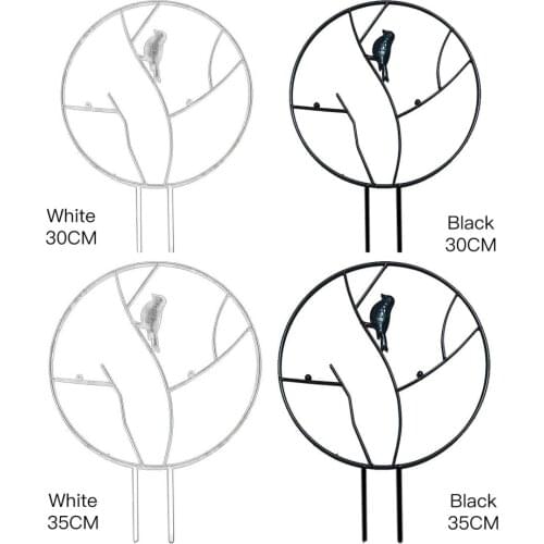 Garden plant stand 30cm/35cm Support Metal Plant Stand Flower Pot Holder Garden Climbing Frame bonsai tools for garden buildings