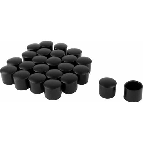 PVC Leg Caps Tips Cup Feet Covers 24pcs Protector for Furniture Chair Cabinets
