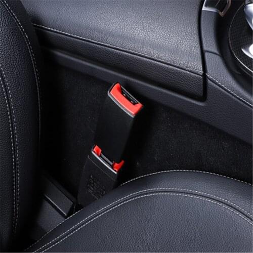 Car seat belt straight lock tongue for Audi A6 C5 BMW F10 Toyota Corolla Citroen C4 C3 Nissan Qashqai Ford Focus