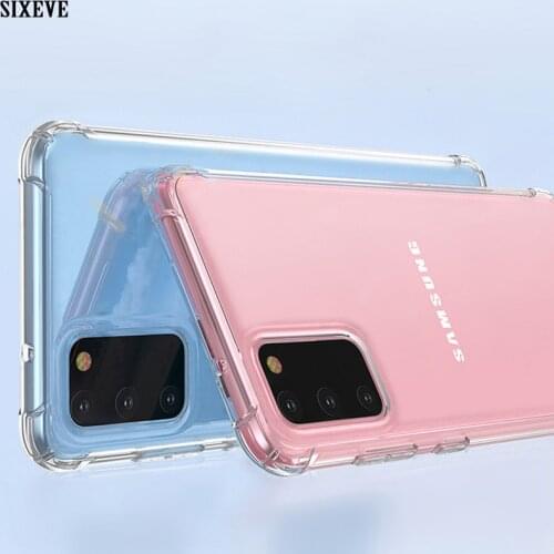 Shockproof Silicone Clear Case For Samsung Galaxy S8 S9 S10 S20 Plus Ultra 5G S6 S7 Edge Note 8 9 10 Pro Lite Mobile Phone Cover