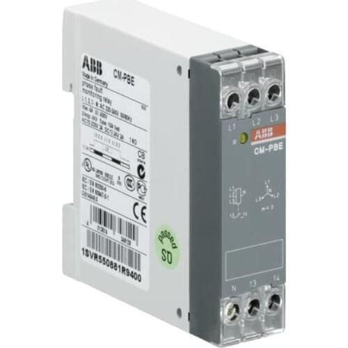 Three-phase monitoring relay CM-PBE phase fault, 1no, 220-240VAC 10012583 220-240VAC