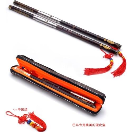 HIGH QUALITY Bawu cross-blowing black bamboo G/F/bB/C tone adjustable good sound beginners professional music instruments