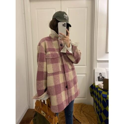 Женские пальто в клетку YYFS China At AliExpress