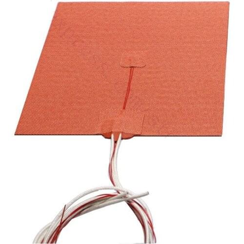 3d Printer Parts USA Material! 280X280mm Cube Silicone Heater Pad 600W@220V/110V Heated Bed, Build Plate for 3D Printer