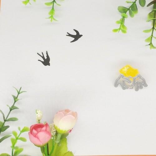 2 swallows metal cutting mold, scrapbook, photo frame, photo album decoration, DIY, handmade artwork