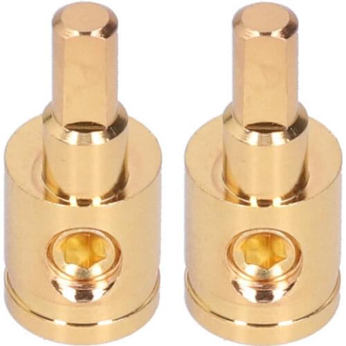Auto accessorie oto aksesuar 0GA Wire Reducer Terminal Connector Pure Copper Gold-Plated for Car Audio Amplifier