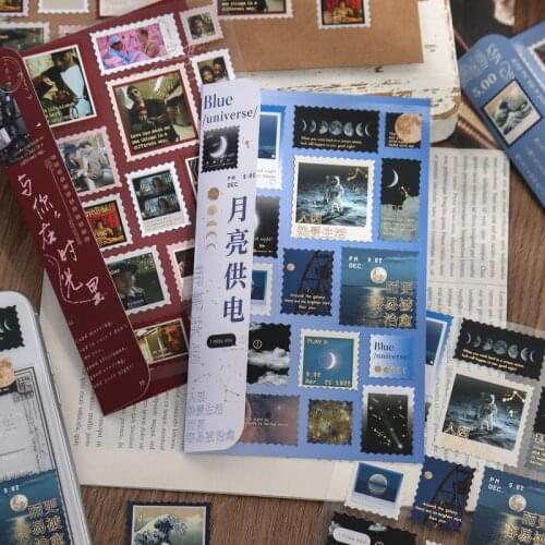 20set/lot Kawaii Stationery Stickers Memories Stamp Collection Renewal Series Stickers Scrapbooking DIY Craft Sticker