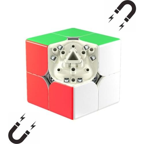 Yongjun YJ 2x2 cube Professional speed magnetic magic cube puzzle magic cube 48 magnet educational toys for children toys boys