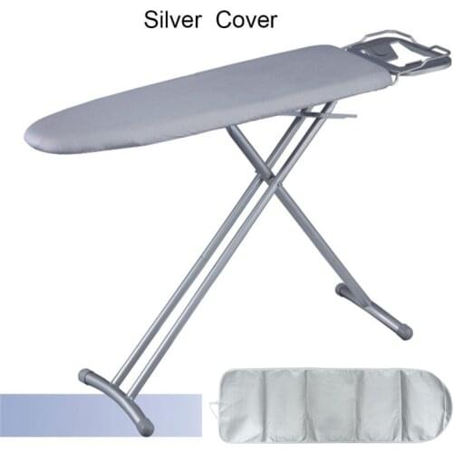 3 Type Sizes Portable Folding Household Coated Ironing Board Cover Mat Universal Silver Thick Reflect Heat Non-Slip Ironing Pad