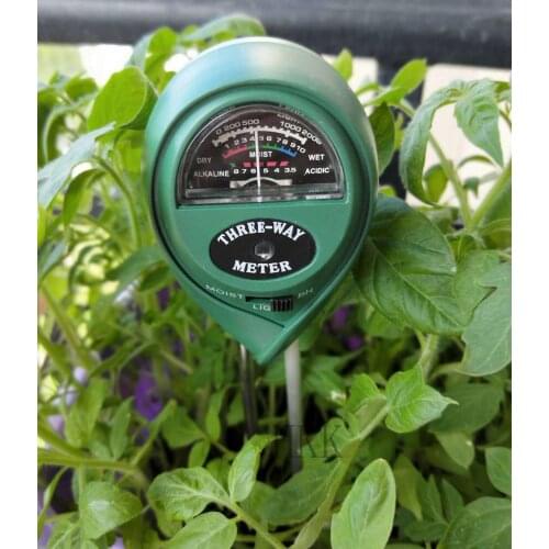 60pcs new 3 in 1 Soil PH Meter and Moisture Sensor Meter Tester for Outdoor & Indoor Plants Gardens & Grass Lawn