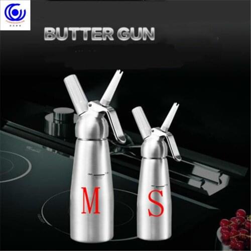 Aluminum cream gun foamer Dispenser fresh flower Whipper with Decorating Nozzles cake Dessert coffee nitrogen tank bottle 0.5L1L