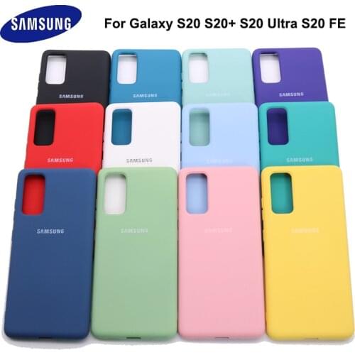 For Samsung Galaxy S20 S20 Plus S20 Ultra Case Soft Liquid Silicone Shockproof Soft Case For Galaxy S20FE Protection Cover Case