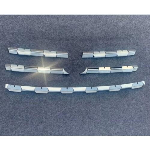 For Honda Ridgeline 2016-2019 high-quality ABS middle mesh bright frame middle mesh bright strip decoration Car Accessories